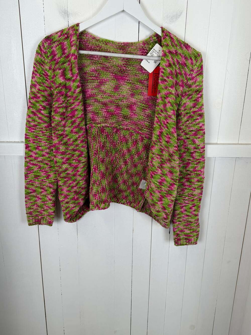HaaT Multicolor Nylon Cardigan Sweater Size S NWT